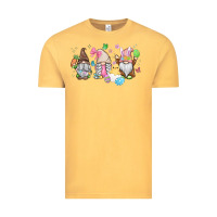 Vintage Mustard easter gnomies Vintage Tee - MaliasSmallBusiness