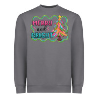 Storm merry and bright christmas tree Heavyweight Sweatshirt - MaliasSmallBusiness