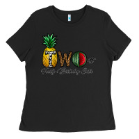 Black two fruity birthday cutie Ladies Tee - CowhideDigitalArt