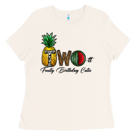 Bone two fruity birthday cutie Ladies Tee - CowhideDigitalArt