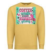 Antique Gold coffee scrubs and rubber gloves Premium Sweatshirt - TumblerDesignByShophia