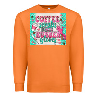 Carrot coffee scrubs and rubber gloves Premium Sweatshirt - TumblerDesignByShophia
