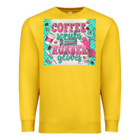Lemon coffee scrubs and rubber gloves Premium Sweatshirt - TumblerDesignByShophia