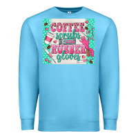 Ocean Blue coffee scrubs and rubber gloves Premium Sweatshirt - TumblerDesignByShophia