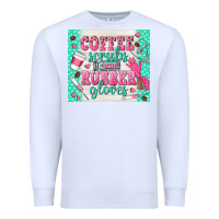 White coffee scrubs and rubber gloves Premium Sweatshirt - TumblerDesignByShophia