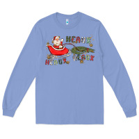 Colony Blue heaux heaux heaux Long Sleeve Tee - MaliasSmallBusiness