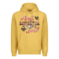 Antique Gold best daughter ever mother's day Premium Hoodie - CowGirlArtShop