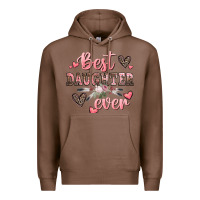 Chestnut best daughter ever mother's day Premium Hoodie - CowGirlArtShop