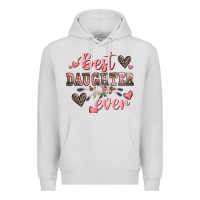 Dove Grey best daughter ever mother's day Premium Hoodie - CowGirlArtShop