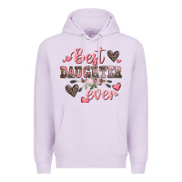 Lilac best daughter ever mother's day Premium Hoodie - CowGirlArtShop