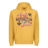 Mustard best daughter ever mother's day Premium Hoodie - CowGirlArtShop