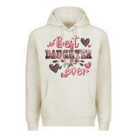 Oatmeal Heather best daughter ever mother's day Premium Hoodie - CowGirlArtShop