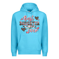 Ocean Blue best daughter ever mother's day Premium Hoodie - CowGirlArtShop