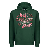 Sports Green best daughter ever mother's day Premium Hoodie - CowGirlArtShop