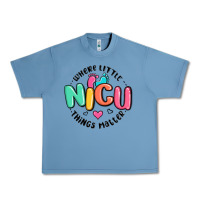 Pebble Blue nicu where little things matter Urban Heavy Tee - MaliasSmallBusiness
