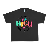 Pigment Black nicu where little things matter Urban Heavy Tee - MaliasSmallBusiness
