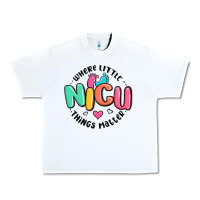 White nicu where little things matter Urban Heavy Tee - MaliasSmallBusiness