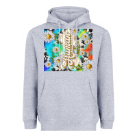 Heather Grey human with daisies Heavyweight Hoodie - TumblerDesignByShophia