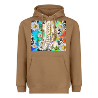 Toasted Coconut human with daisies Heavyweight Hoodie - TumblerDesignByShophia
