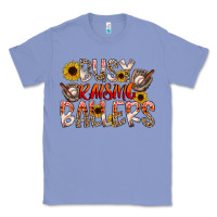 Colony Blue Busy Raising Ballers Classic Tee - CowhideDigitalArt