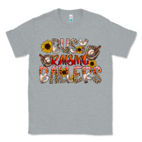 Heather Grey Busy Raising Ballers Classic Tee - CowhideDigitalArt