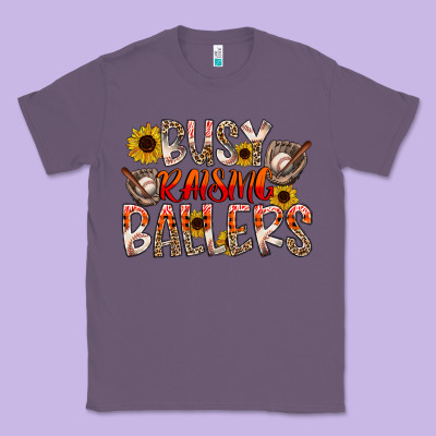 Busy Raising Ballers Classic Tee Designed By Cowhidedigitalart