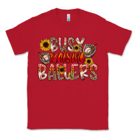 Red Busy Raising Ballers Classic Tee - CowhideDigitalArt