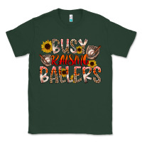 Sports Green Busy Raising Ballers Classic Tee - CowhideDigitalArt