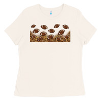 Bone leopard american football libbey glass Ladies Tee - HRA Design Shop