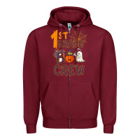 Burgundy 1 st grade boo crew Zipper Hoodie - Bettercallsaul