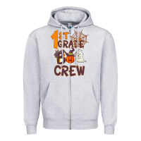 Heather Grey 1 st grade boo crew Zipper Hoodie - Bettercallsaul