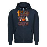 Navy 1 st grade boo crew Zipper Hoodie - Bettercallsaul