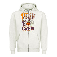 Oatmeal Heather 1 st grade boo crew Zipper Hoodie - Bettercallsaul