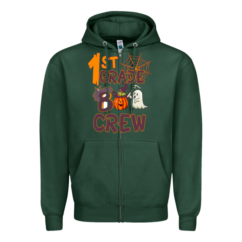 1 St Grade Boo Crew Zipper Hoodie by Bettercallsaul | Teevron