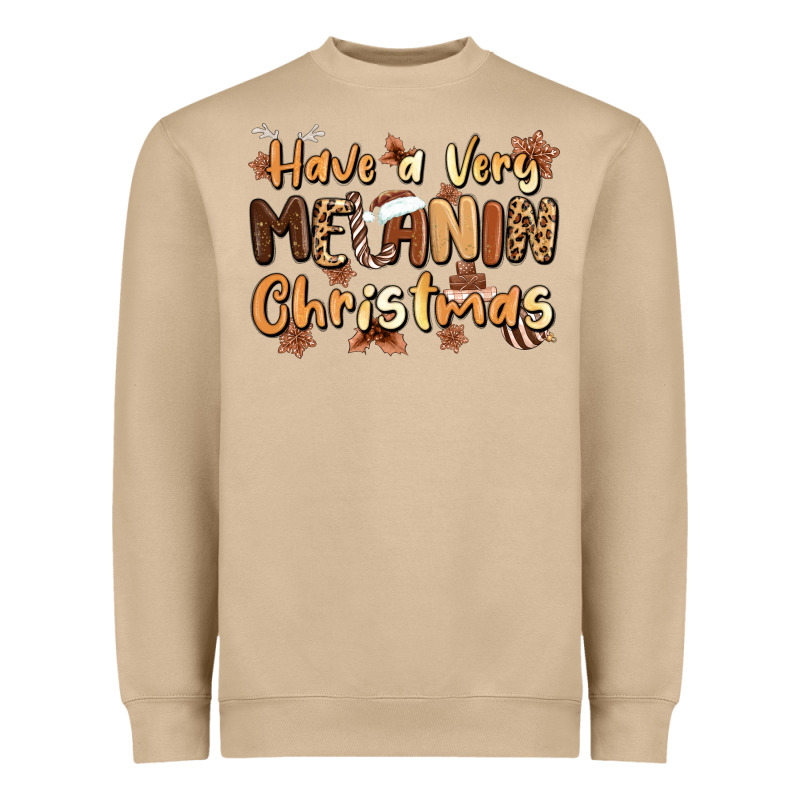 Have A Very Melanin Christmas Heavyweight Sweatshirt by MaliasSmallBusiness | Teevron