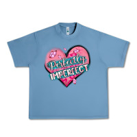 Pebble Blue perfectly imperfect Urban Heavy Tee - MaliasSmallBusiness