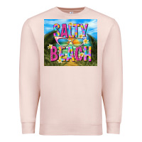Pale Pink salty beach Premium Sweatshirt - TumblerDesignByShophia