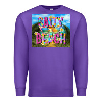 Purple salty beach Premium Sweatshirt - TumblerDesignByShophia