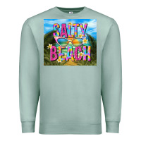 Seafoam salty beach Premium Sweatshirt - TumblerDesignByShophia