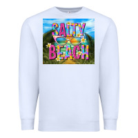 White salty beach Premium Sweatshirt - TumblerDesignByShophia