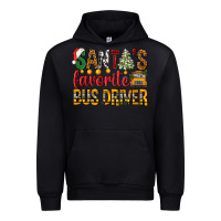 Black Santa's Favorite Bus Driver Urban Hoodie - BundleAndBundleShop