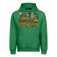 Emerald Santa's Favorite Bus Driver Urban Hoodie - BundleAndBundleShop