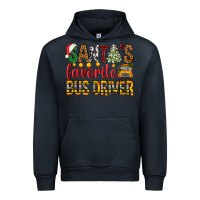 Navy Santa's Favorite Bus Driver Urban Hoodie - BundleAndBundleShop
