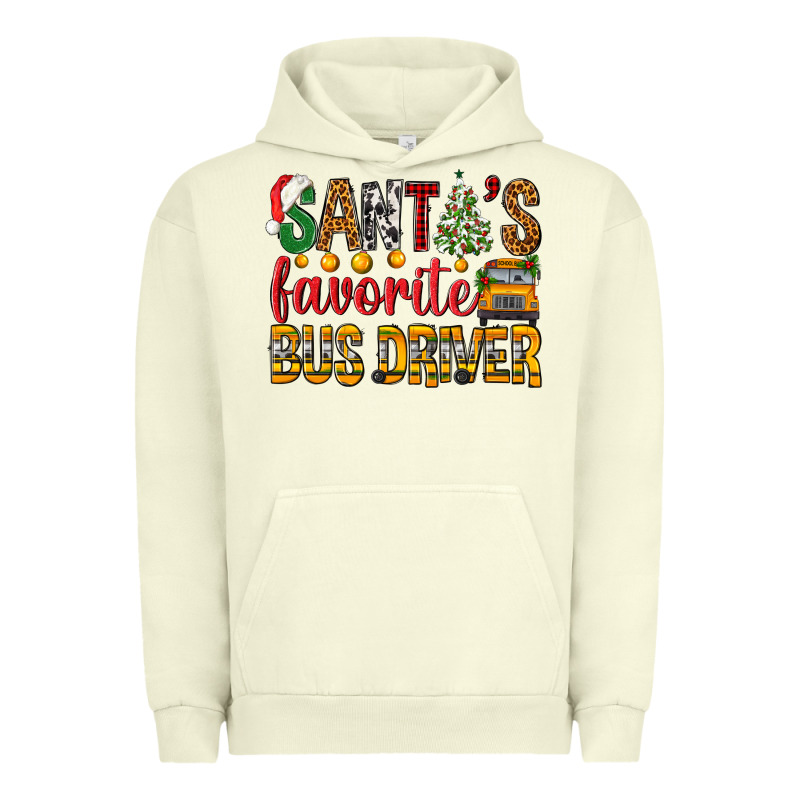 Santa's Favorite Bus Driver Urban Hoodie by BundleAndBundleShop | Teevron