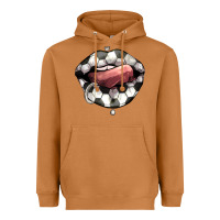 Meerkat Soccer lips Heavyweight Hoodie - HowdyJamesFarm