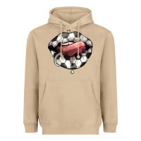 Mushroom Soccer lips Heavyweight Hoodie - HowdyJamesFarm