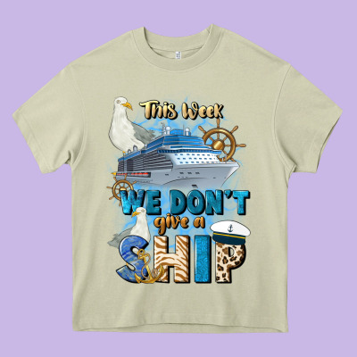 This Week We Don't Give A Ship Heavy Core Tee Designed By Jahusdesignshop