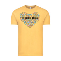 Vintage Mustard 100 days of school Vintage Tee - MaliasSmallBusiness