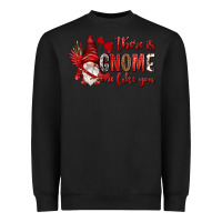 Black there is gnome one like you Heavyweight Sweatshirt - NancyCooperArtShop