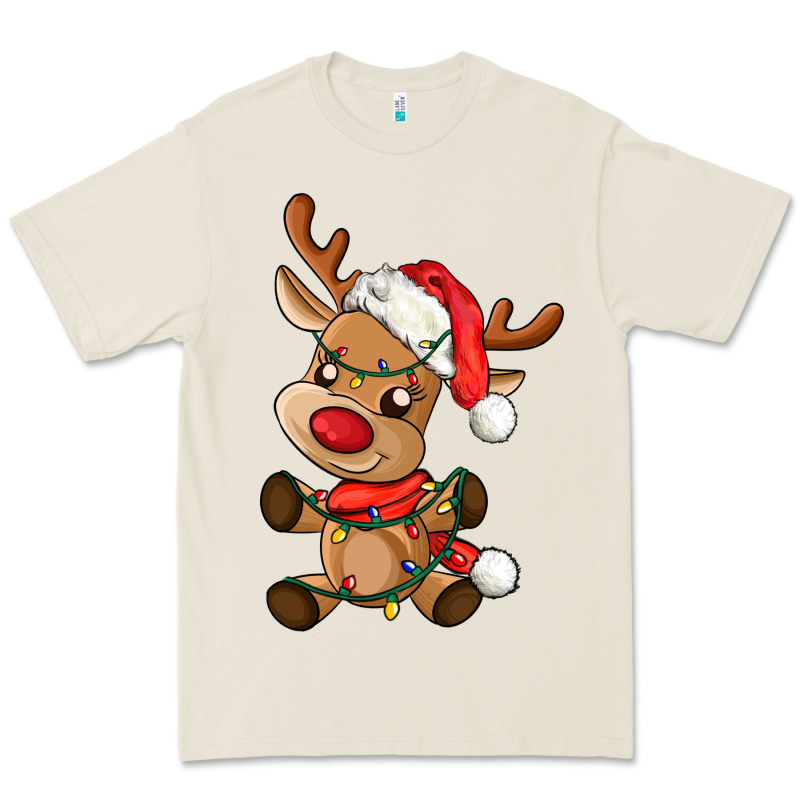 Baby Christmas Reindeer Premium Tee by AdoDesignShop | Teevron
